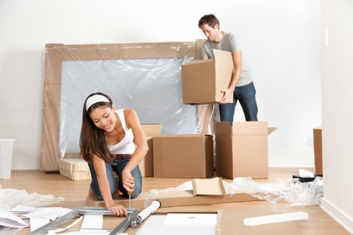 Local removals van service operating in Noak Hill residential area