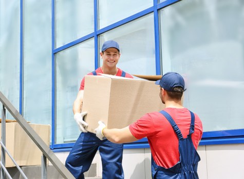 Man With Van Noakhill team preparing a safe loading process