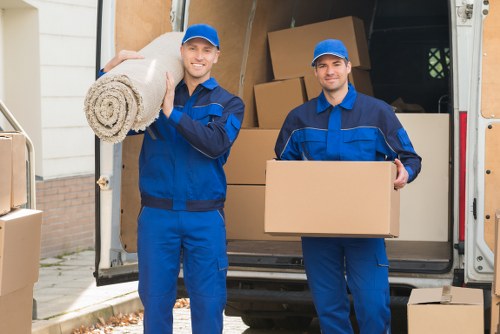 Man With Van Noakhill team handling furniture and belongings with care