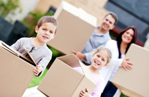Packing and furniture handling during a local removal service