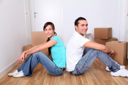 Family home move preparation in Noak Hill with packed boxes and moving checklist