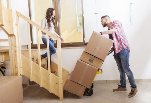 House move access and parking considerations in a Noak Hill street