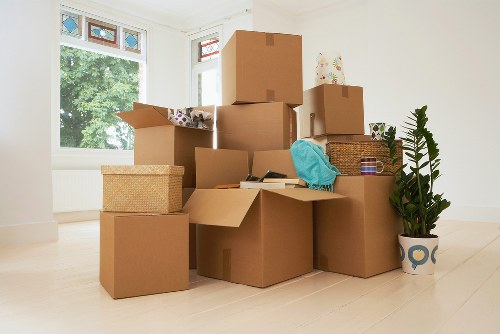 Team organising loading and unloading for removals in Noak Hill