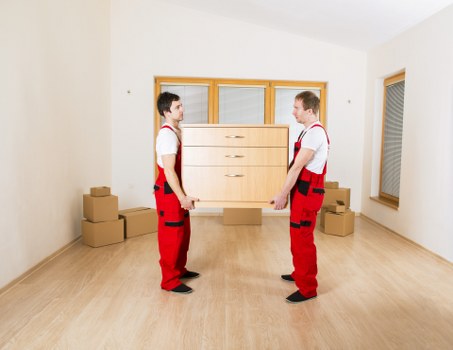 Careful handling of household belongings during removals